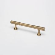 Kitchen Cabinet Handles Antique Aged Brass Rose Bay gallery detail image