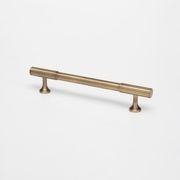 KT&CO Kitchen cabinet handles antique aged brass Rose Bay gallery detail image