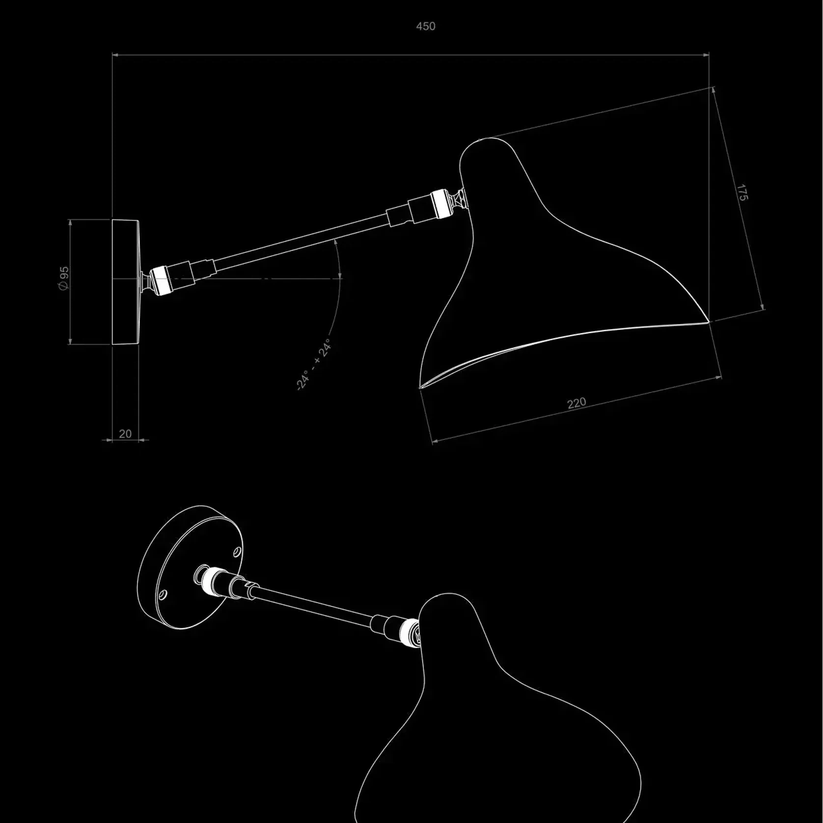 Mantis BS5 Wall Light gallery detail image