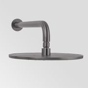 Mira Brushed Gunmetal Curved Shower Arm gallery detail image