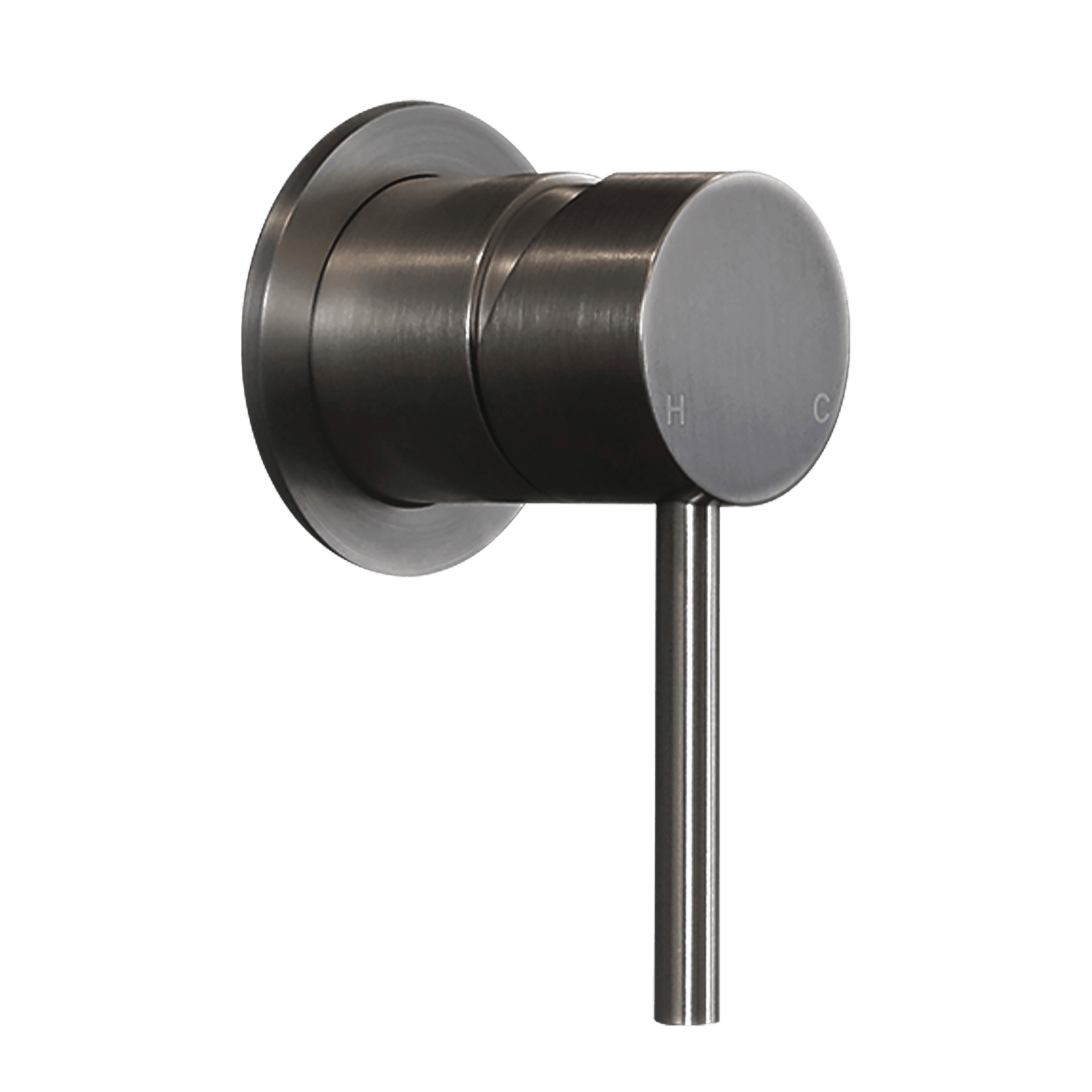 Mira Brushed Gunmetal Wall Mixer gallery detail image