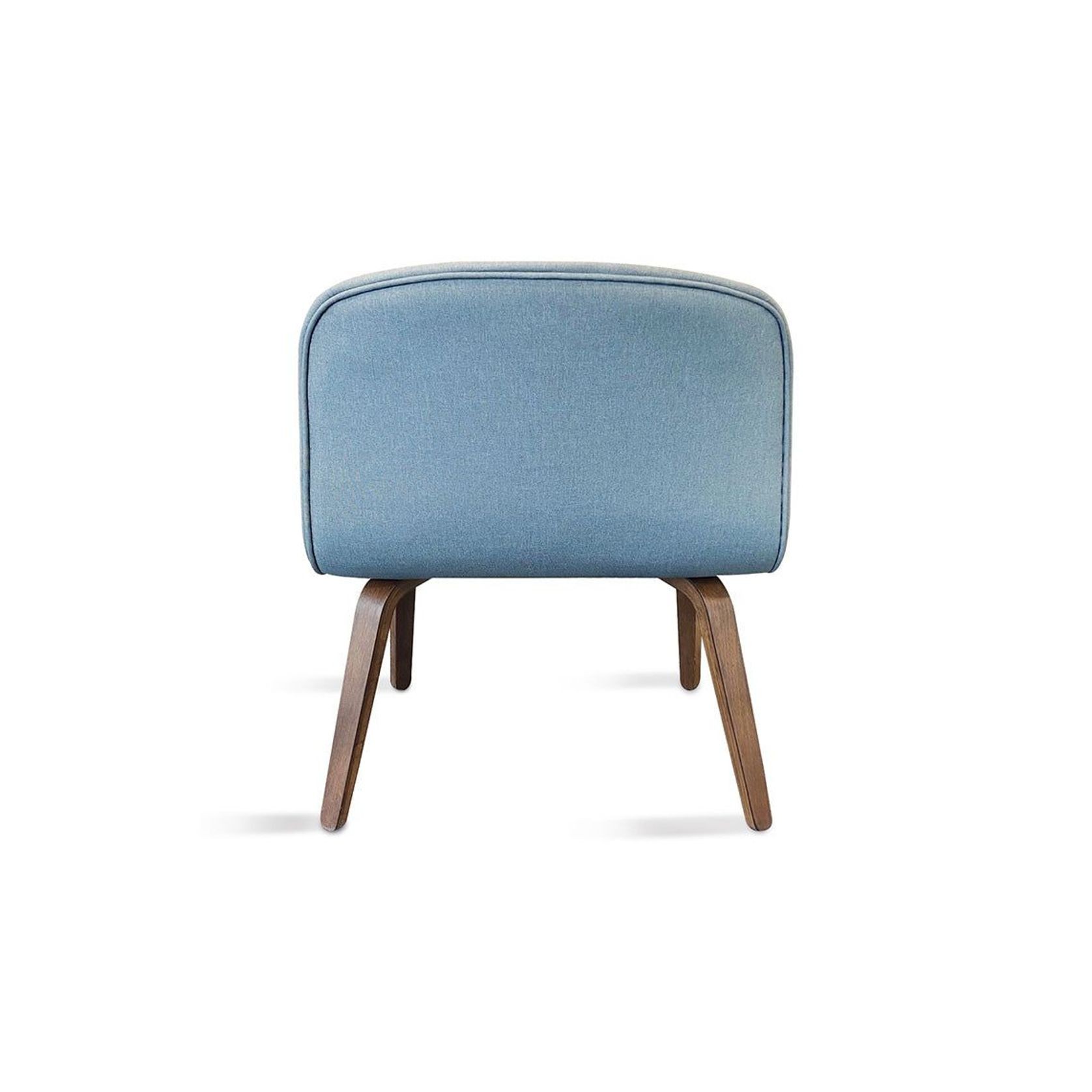 LOTTIE Lounge Chair - Walnut & Grey gallery detail image