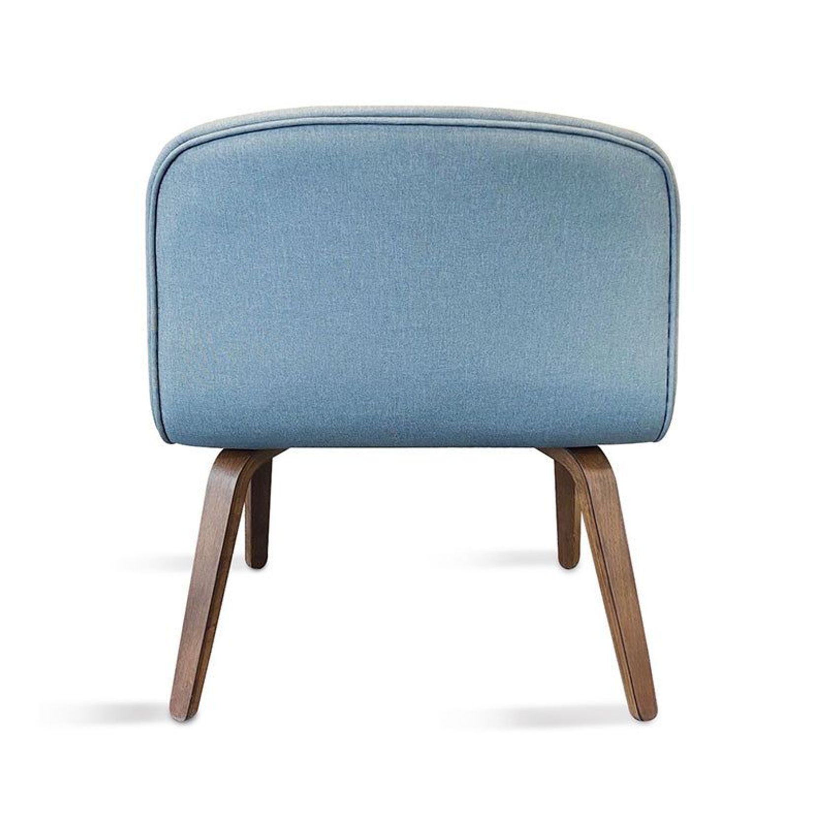 LOTTIE Lounge Chair - Walnut & Grey gallery detail image