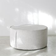 'Baja' Ottoman / 80cmD x 40cmH / Fabric - Lierna Boucle gallery detail image