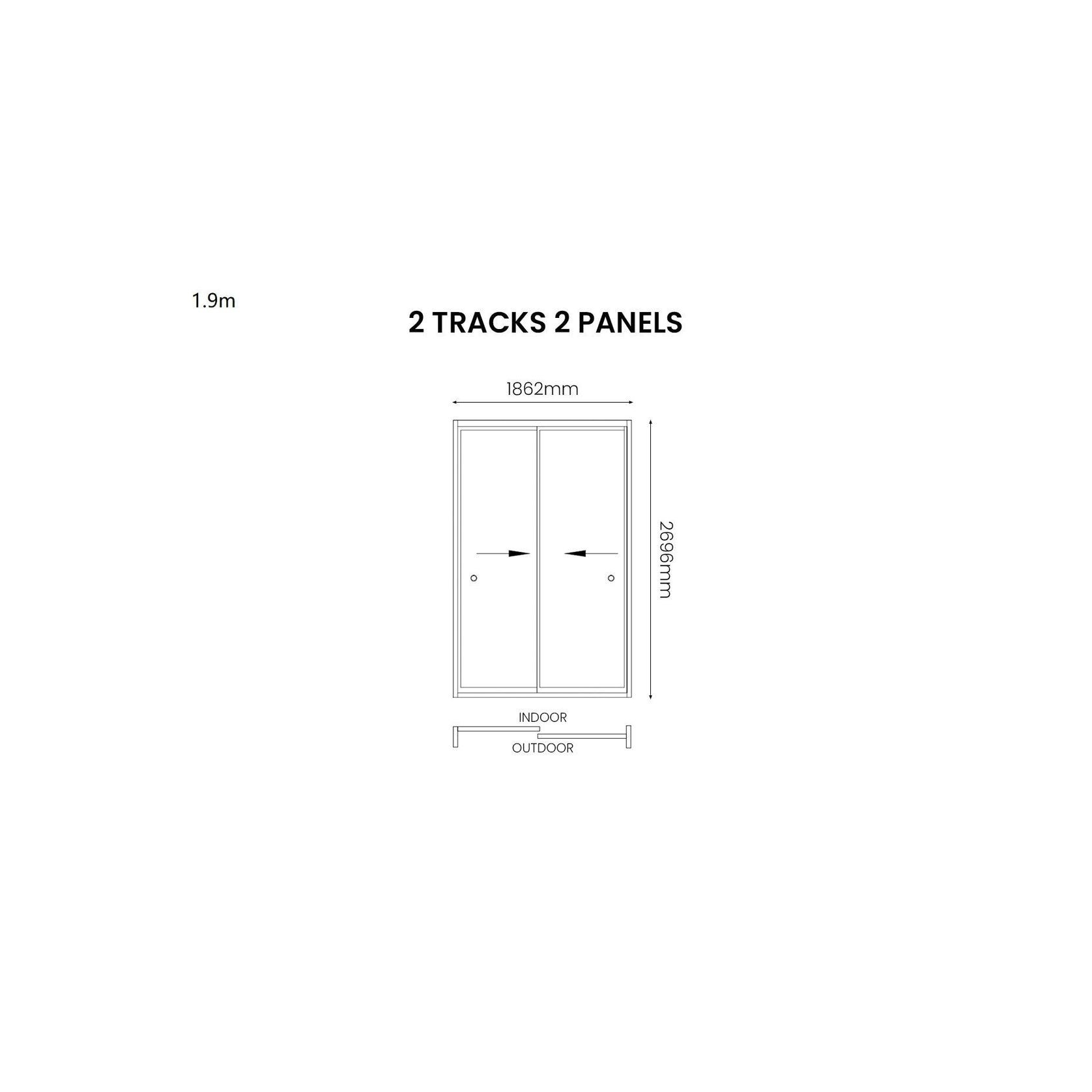 Glass Sliding Door For Baltic Wall Mounted Pergola gallery detail image