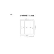 Glass Sliding Door For Baltic Wall Mounted Pergola gallery detail image