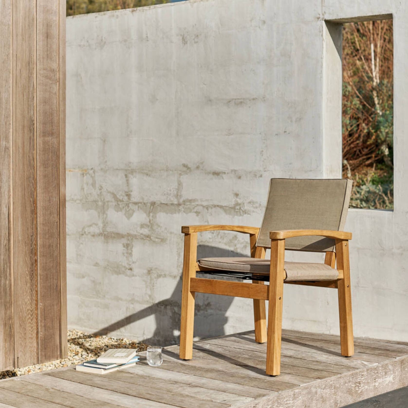 Barker Carver Chair | Outdoor Furniture gallery detail image