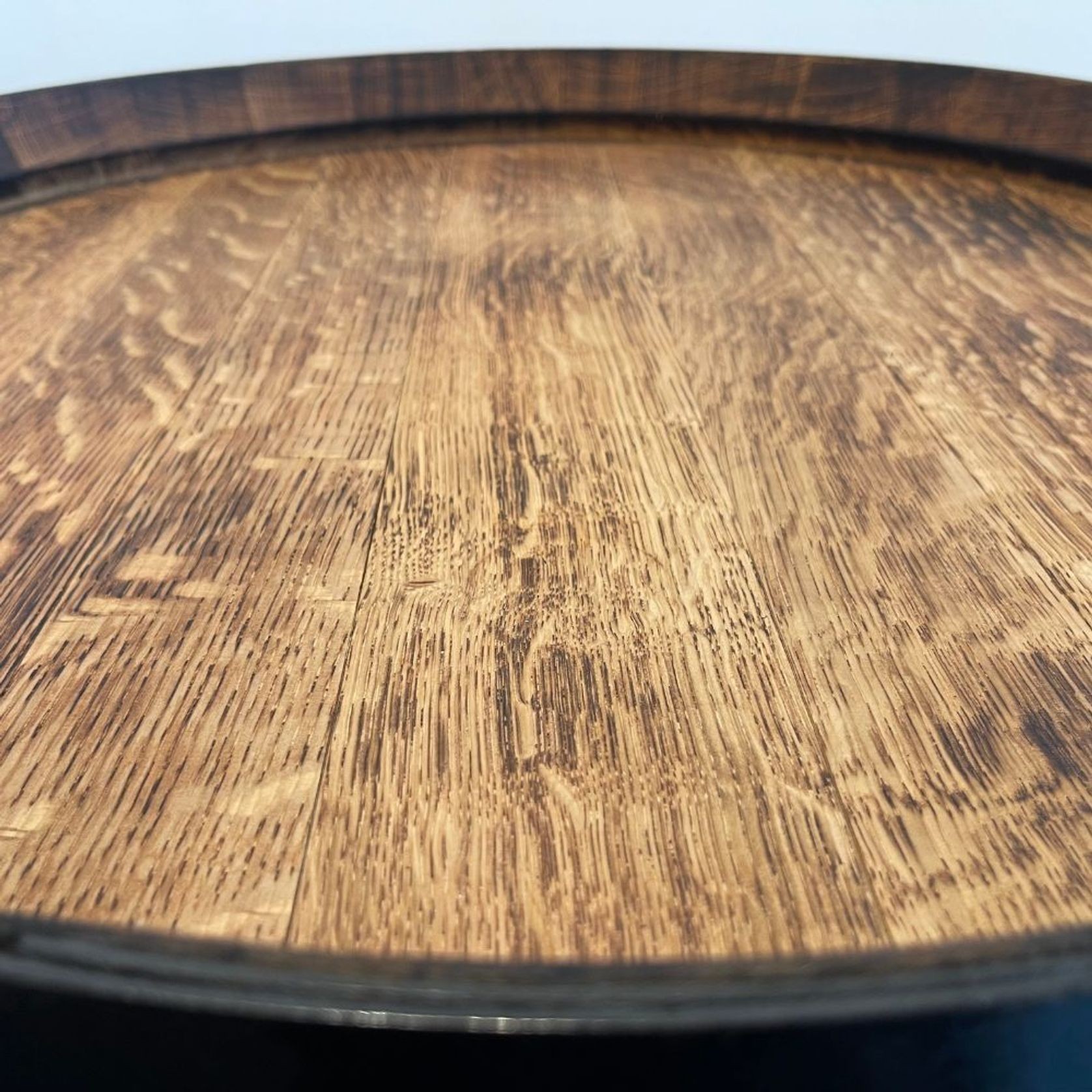 Stained and Painted Barrel Leaner ArchiPro NZ