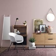 BARTON Study Desk 71cm - Blue & Natural gallery detail image