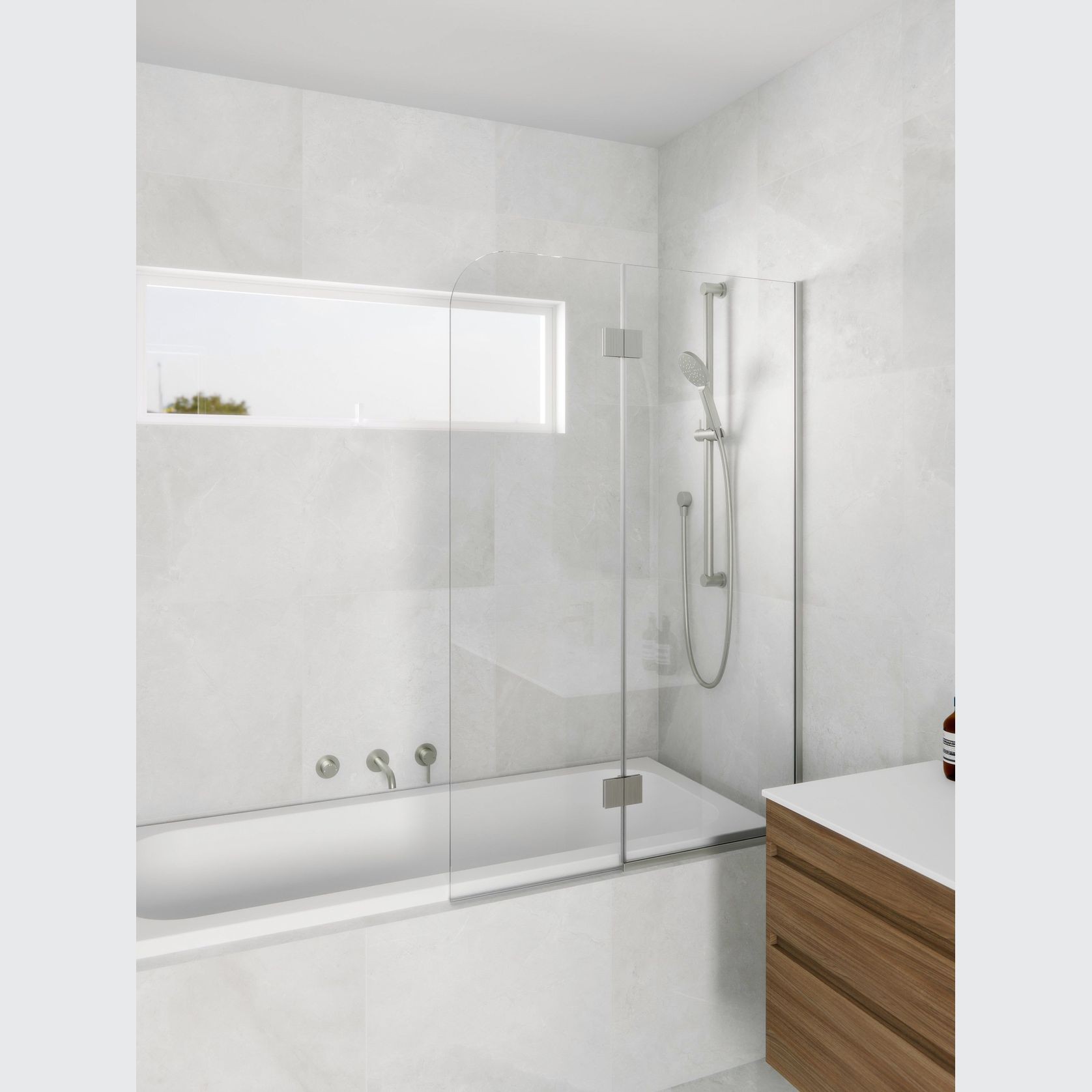 Code Pillar Bath Screen Range | 550 + 450W gallery detail image