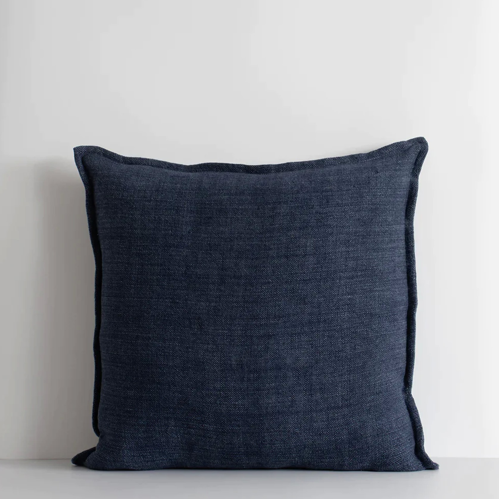 Baya Flaxmill Handwoven Linen Cushion | Ink gallery detail image