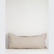 Baya Linden Long Lumbar Cushion - Linen gallery detail image