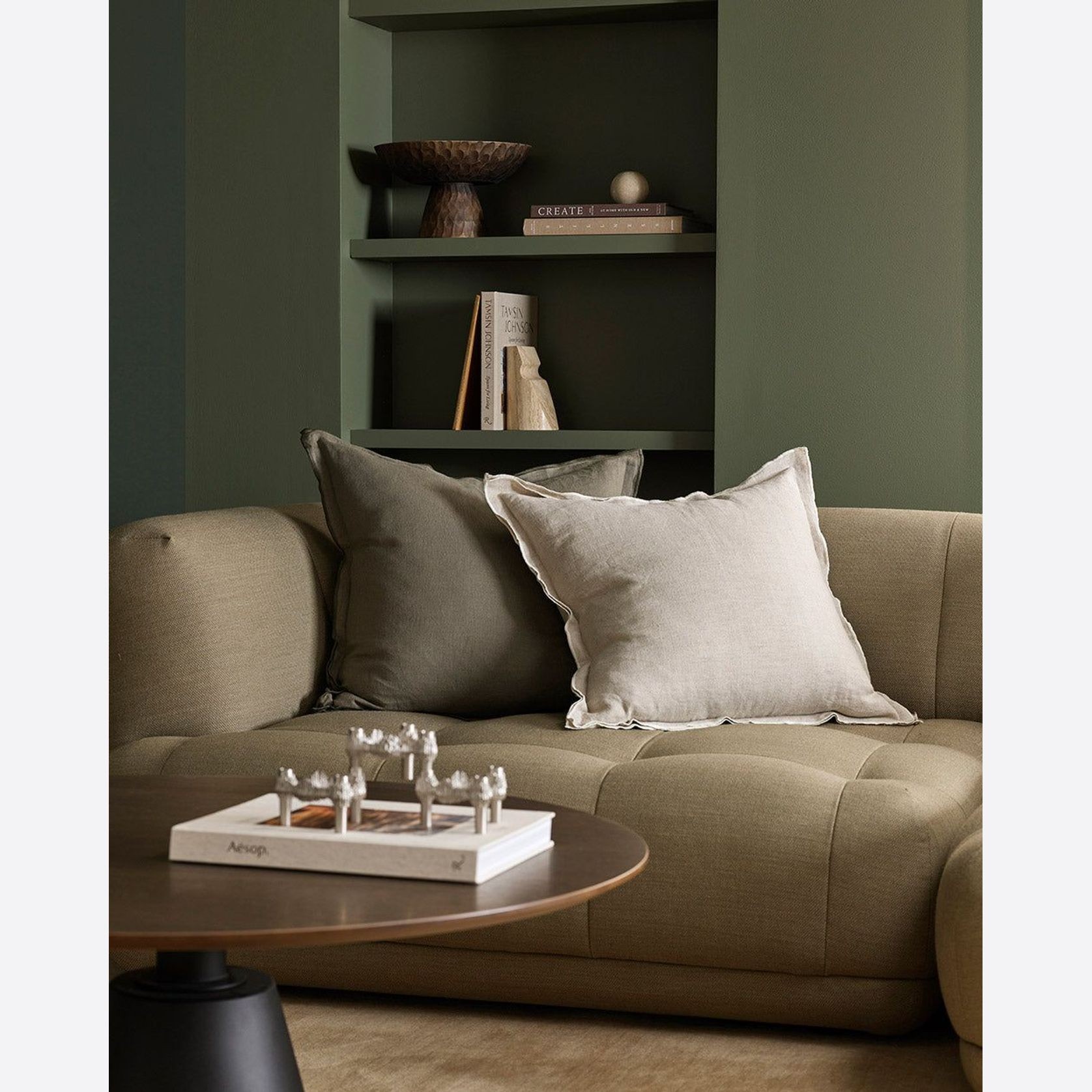 Baya Linden Cushion - Linen gallery detail image