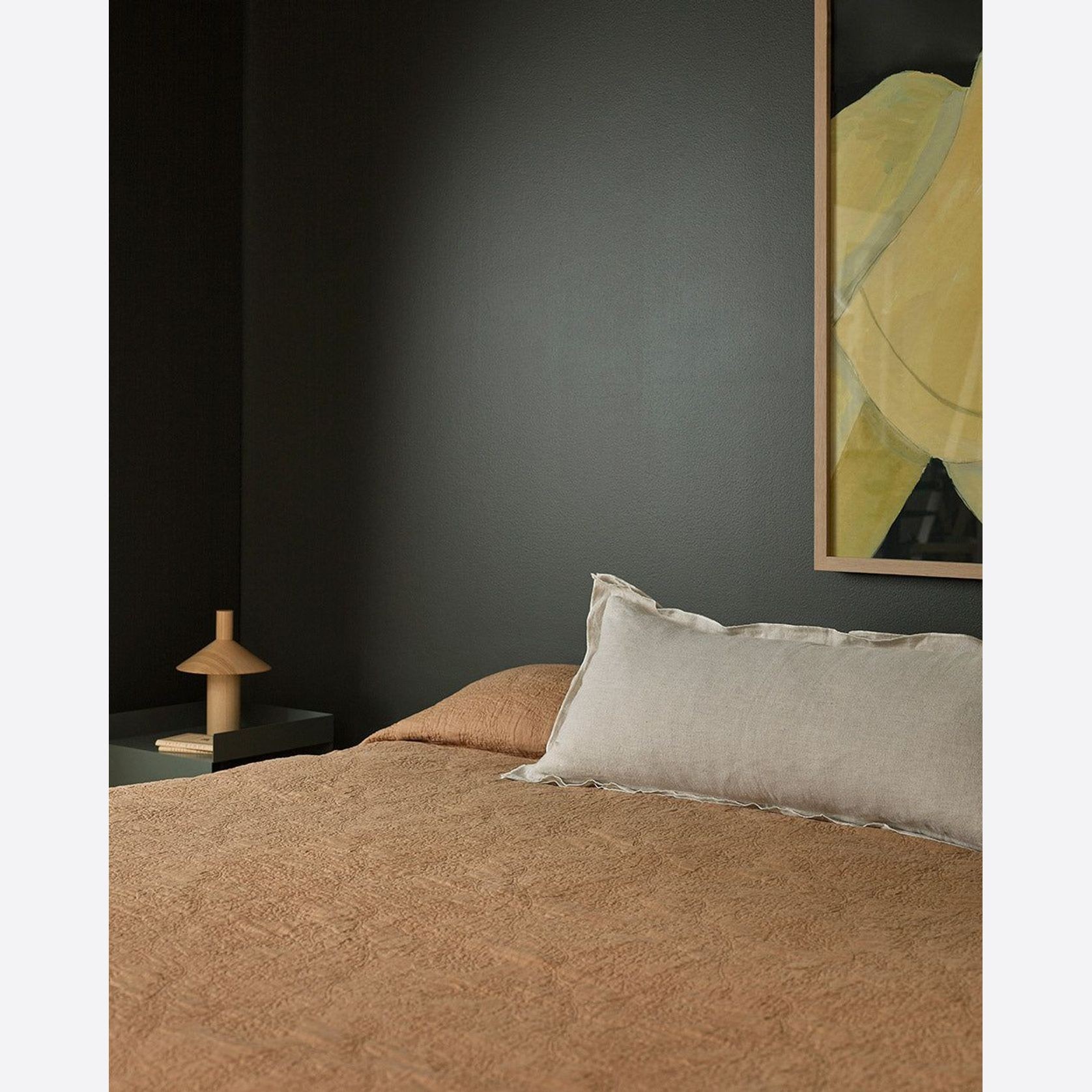 Baya Linden Long Lumbar Cushion - Linen gallery detail image