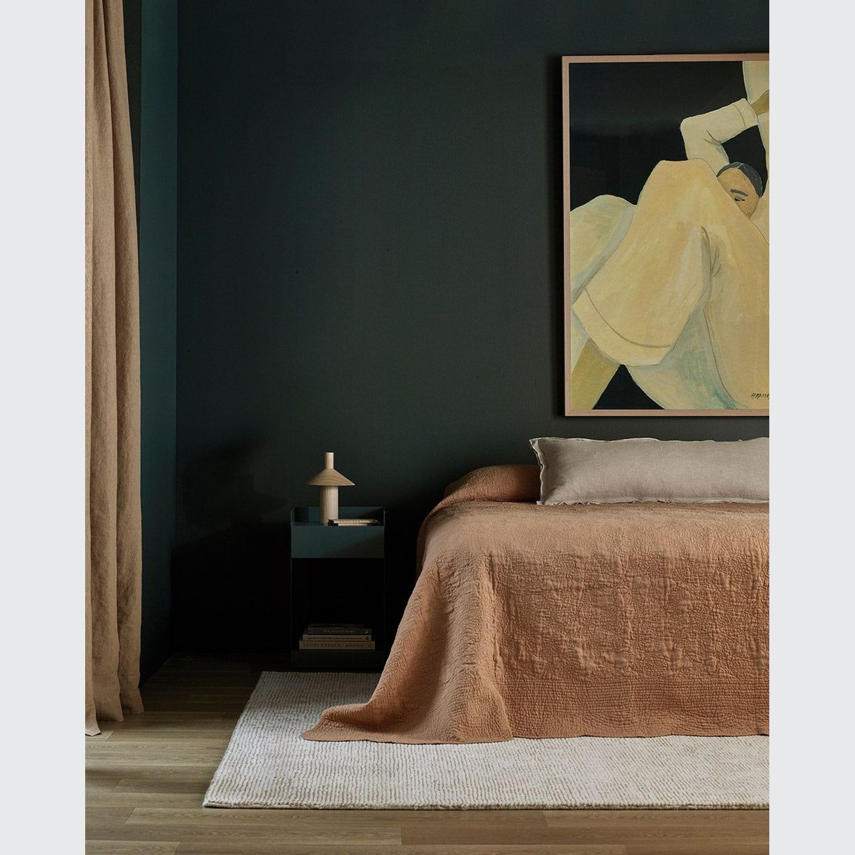 Baya Linden Long Lumbar Cushion - Linen gallery detail image
