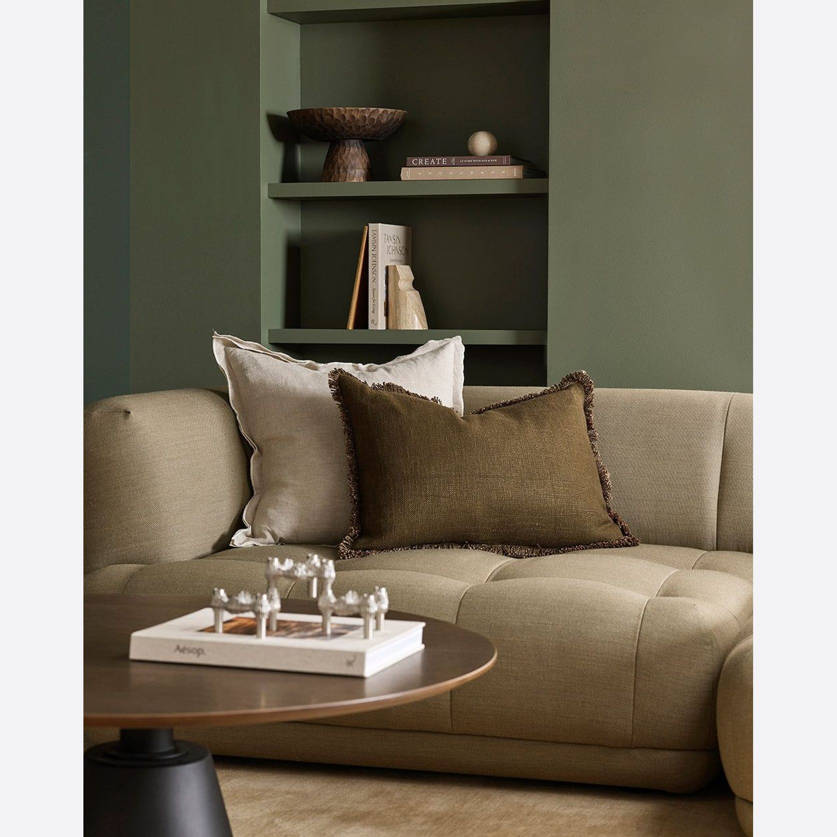 Baya Linden Cushion - Linen gallery detail image