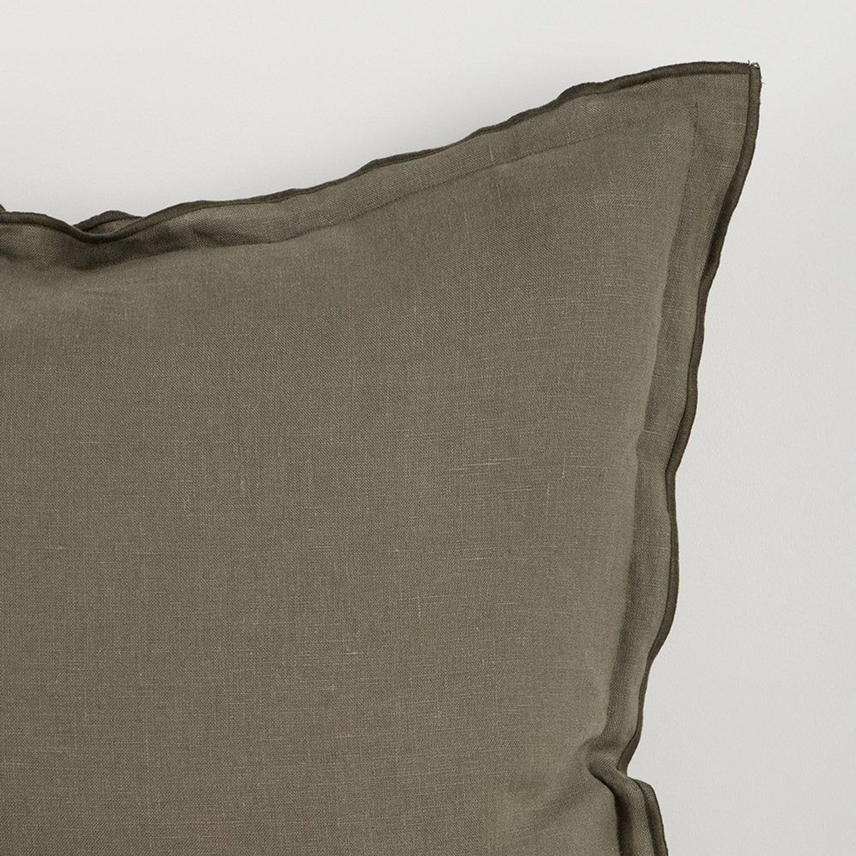 Baya Linden Cushion - Olive gallery detail image