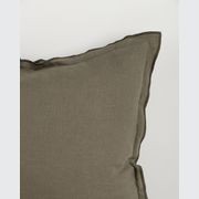 Baya Linden Cushion - Olive gallery detail image