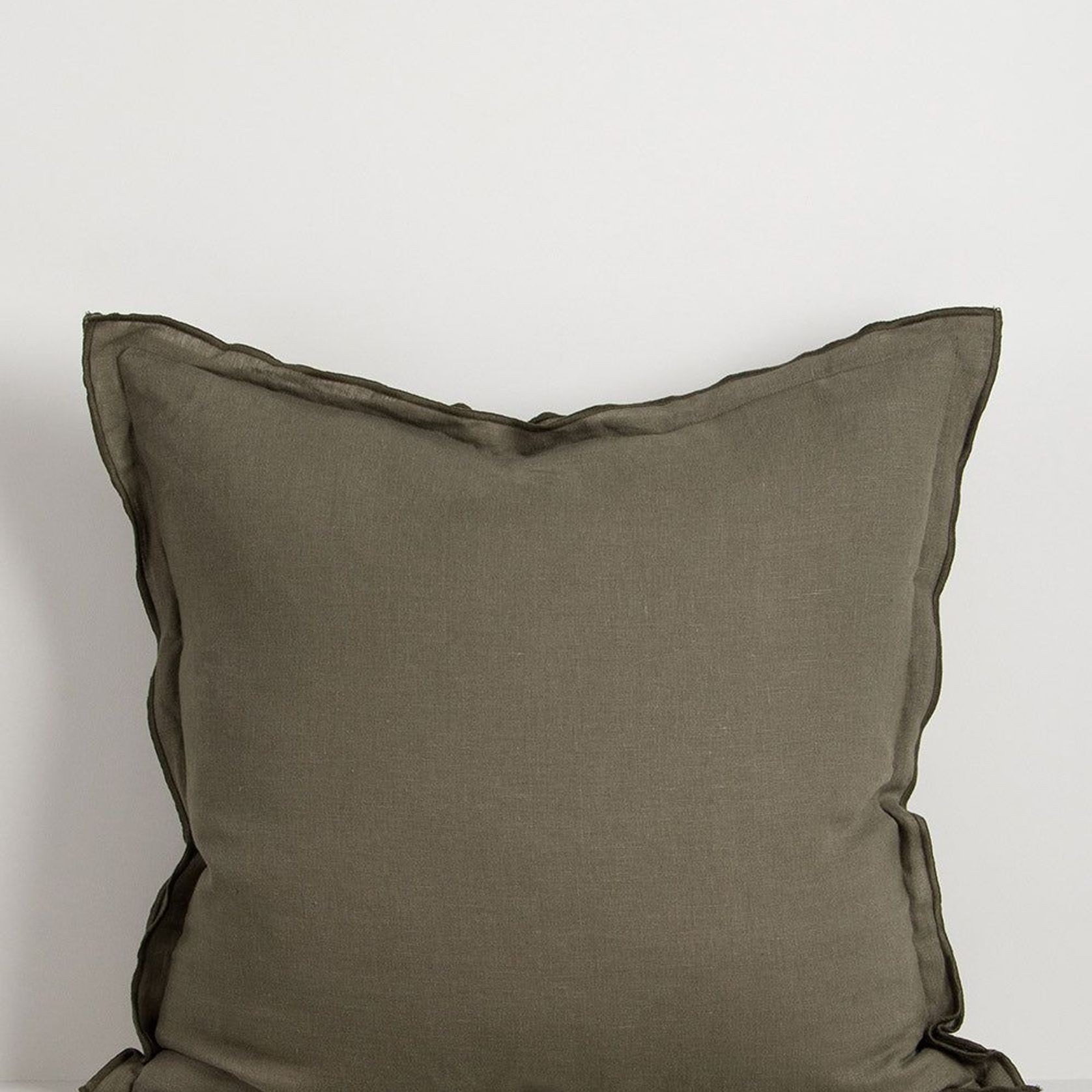Baya Linden Cushion - Olive gallery detail image