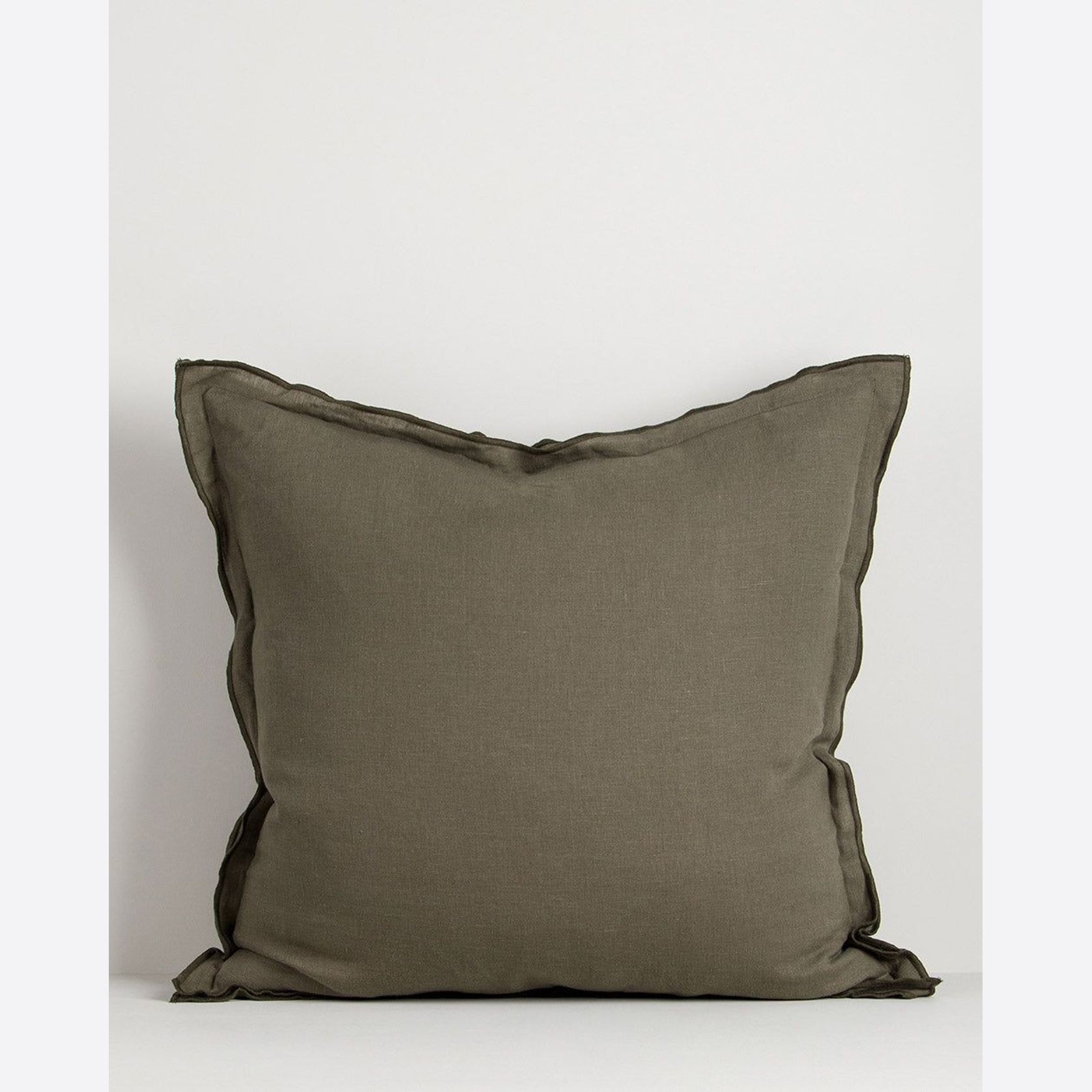 Baya Linden Cushion - Olive gallery detail image