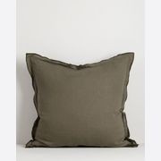 Baya Linden Cushion - Olive gallery detail image
