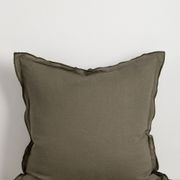 Baya Linden Cushion - Olive gallery detail image