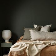Baya Linden Cushion - Olive gallery detail image