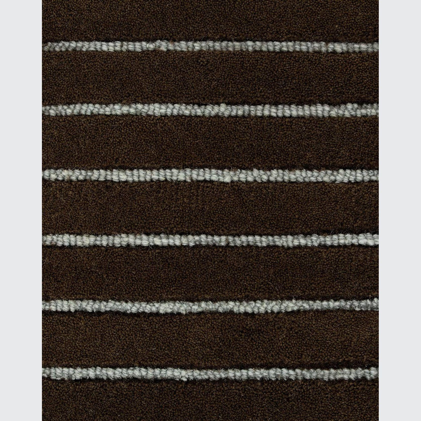 Baya Marlow NZ Wool Floor Rug - Chocolate gallery detail image