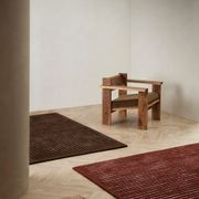 Baya Marlow NZ Wool Floor Rug - Wine gallery detail image