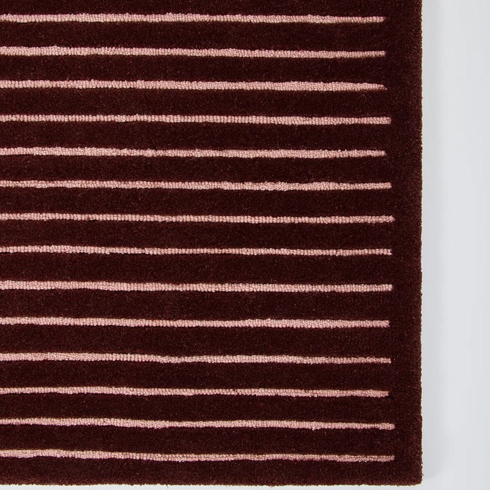 Baya Marlow NZ Wool Floor Rug - Wine gallery detail image