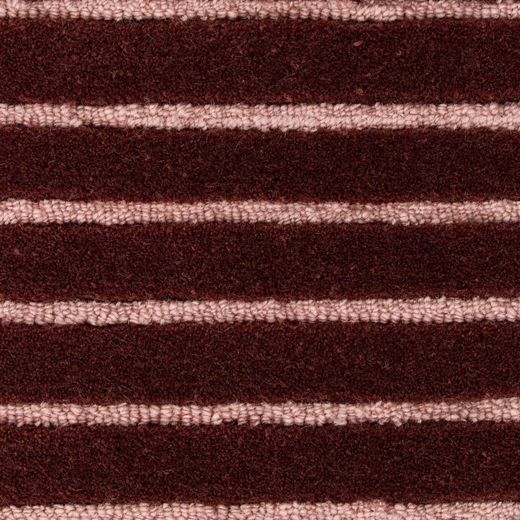 Baya Marlow NZ Wool Floor Rug - Wine gallery detail image