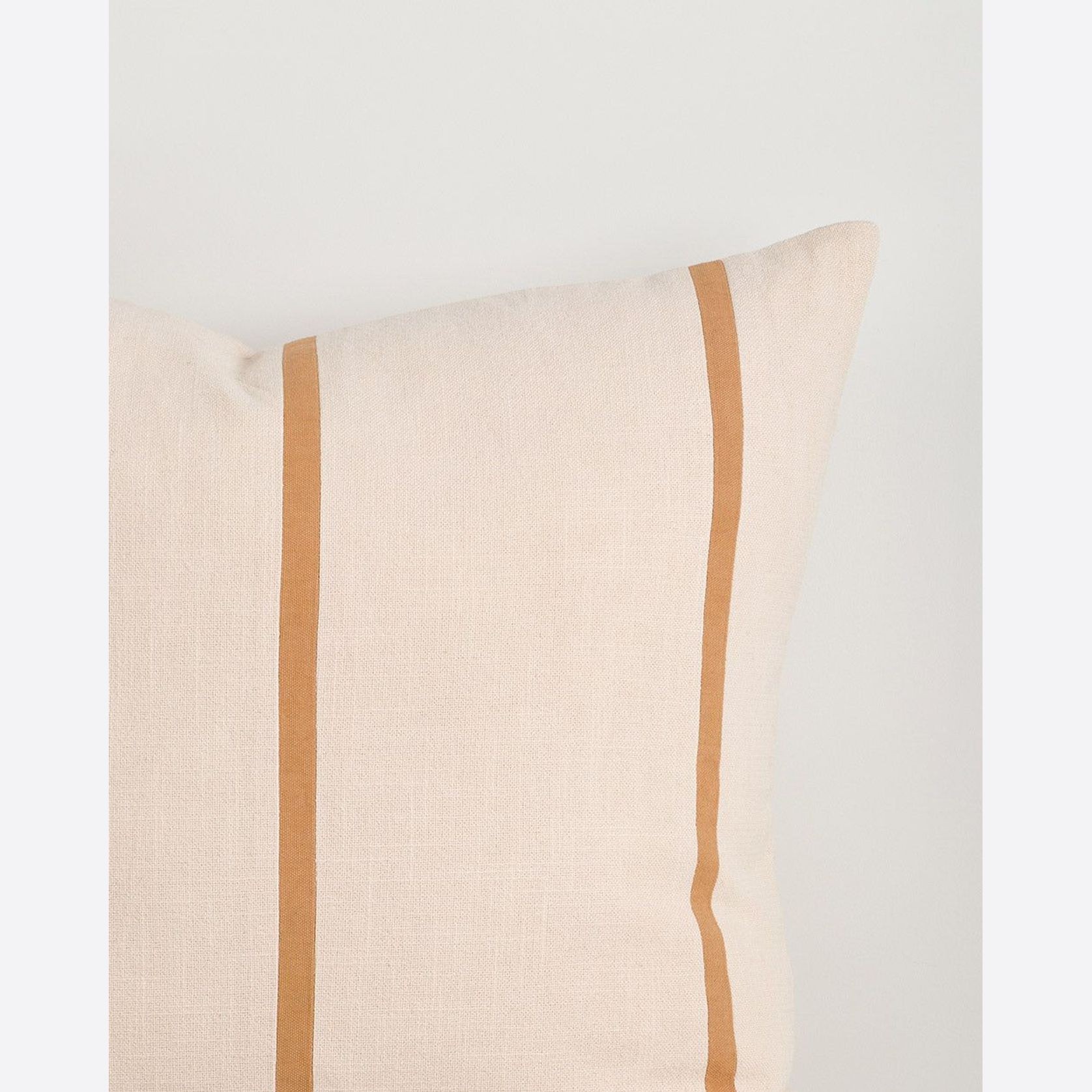 Baya Otis Cushion - Oat/Caramel gallery detail image