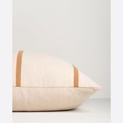 Baya Otis Cushion - Oat/Caramel gallery detail image