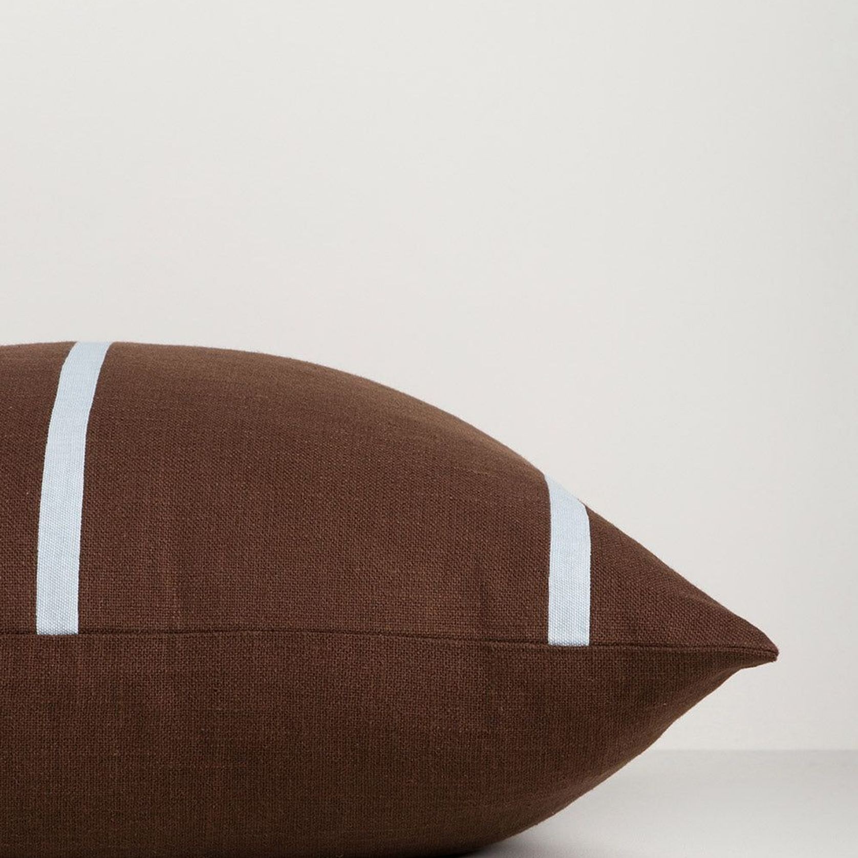 Baya Otis Cushion - Chocolate/Sky gallery detail image