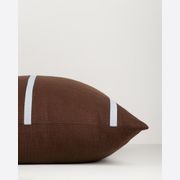 Baya Otis Cushion - Chocolate/Sky gallery detail image