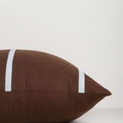 Baya Otis Cushion - Chocolate/Sky gallery detail image