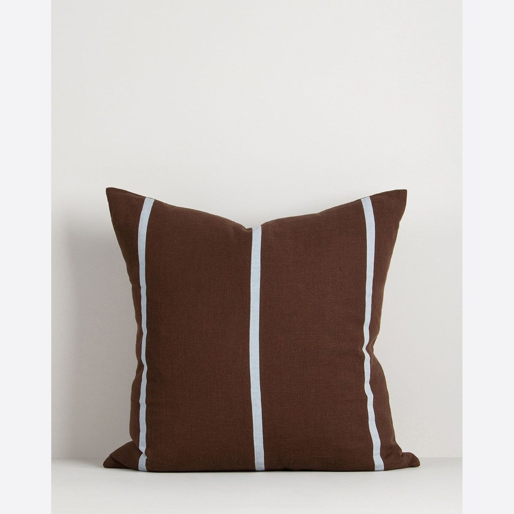 Baya Otis Cushion - Chocolate/Sky gallery detail image