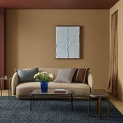 Baya Otis Cushion - Chocolate/Sky gallery detail image