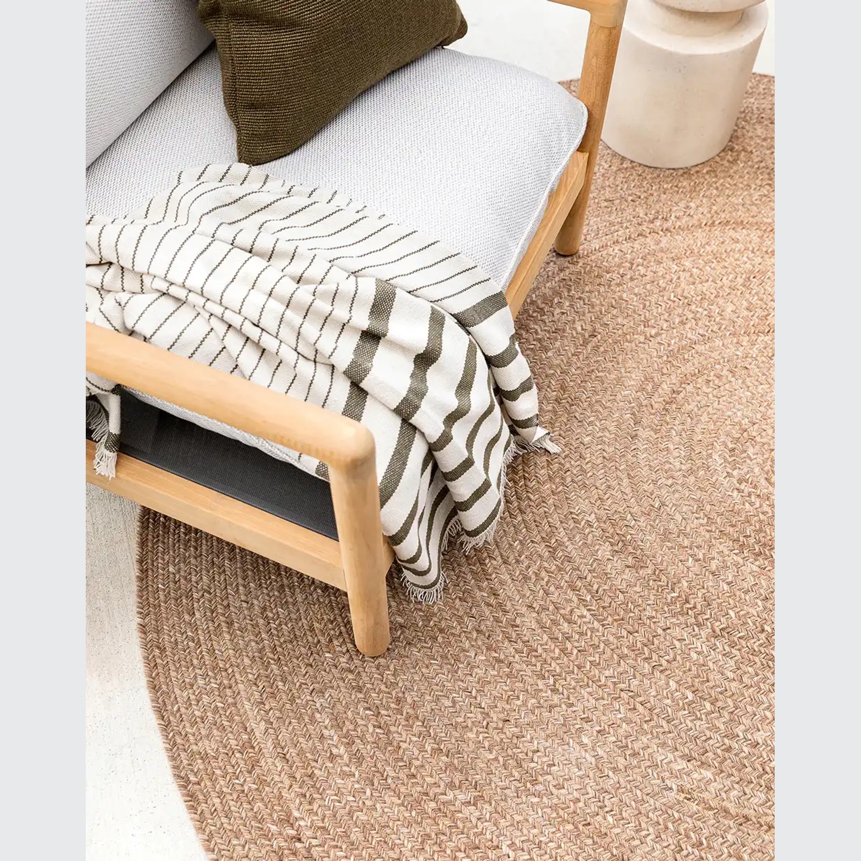 Baya Mornington Outdoor Rug - Teak | Recycled PET Fibre gallery detail image
