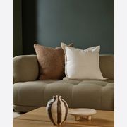 Baya Rowan Cushion - Oat gallery detail image