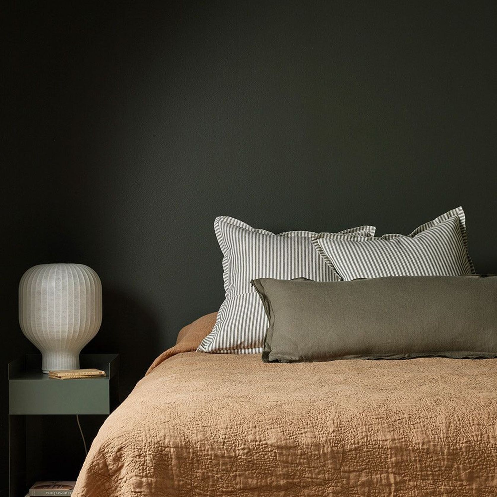 Baya Rowan Cushion - Olive gallery detail image