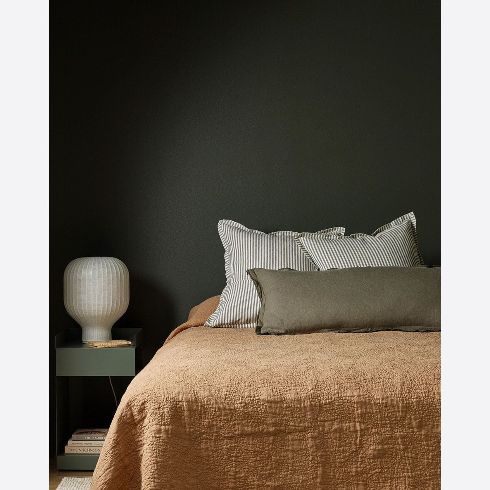Baya Rowan Cushion - Olive gallery detail image