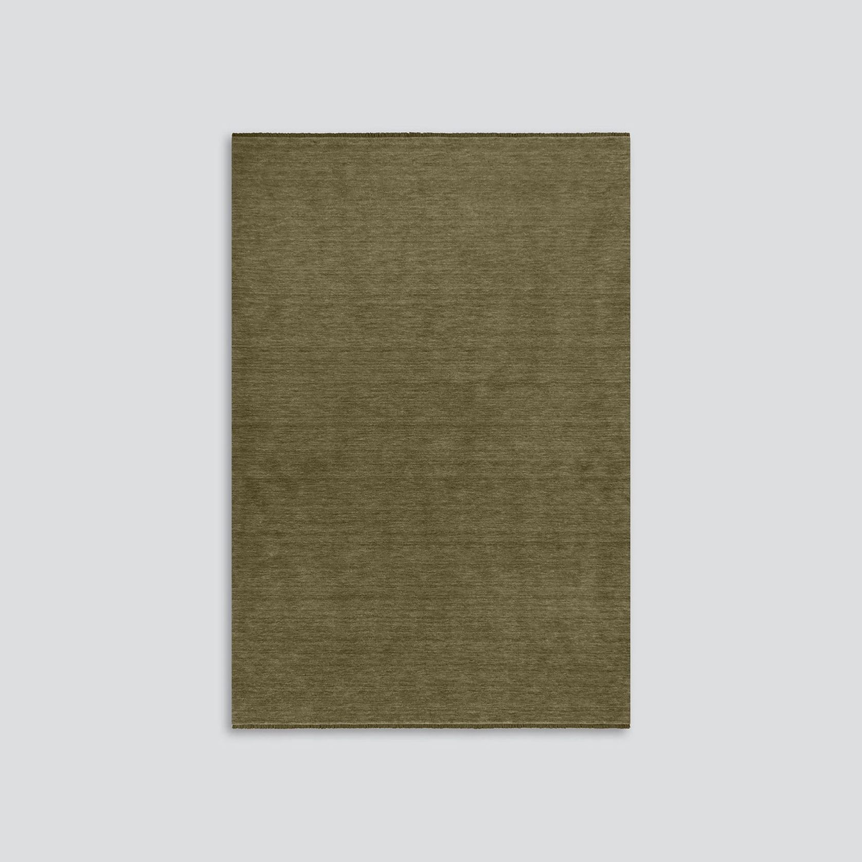 Baya Sandringham NZ Wool Floor Rug - Basil gallery detail image