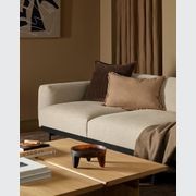 Baya Stria Cushion - Chocolate gallery detail image