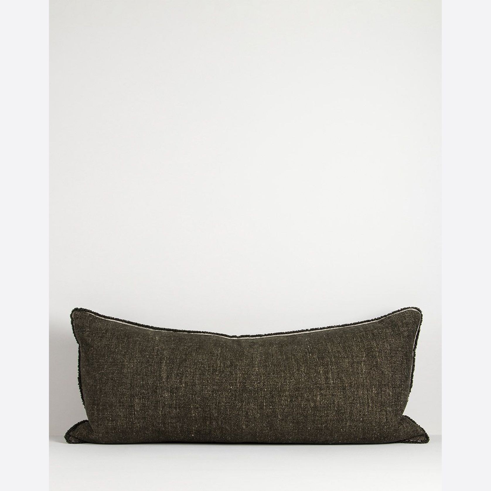 Baya Sutton Long Lumbar Cushion - Olive gallery detail image