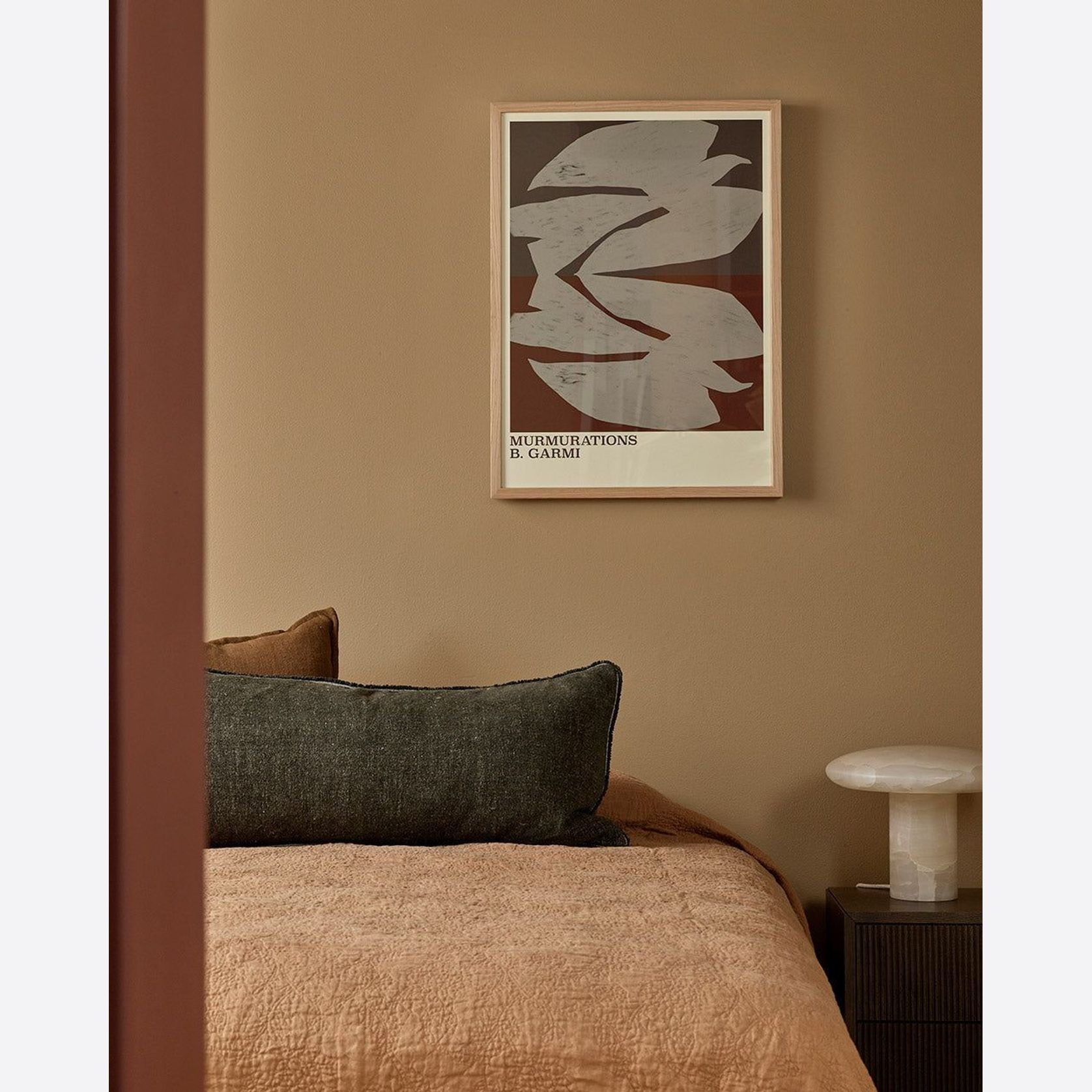 Baya Sutton Long Lumbar Cushion - Olive gallery detail image
