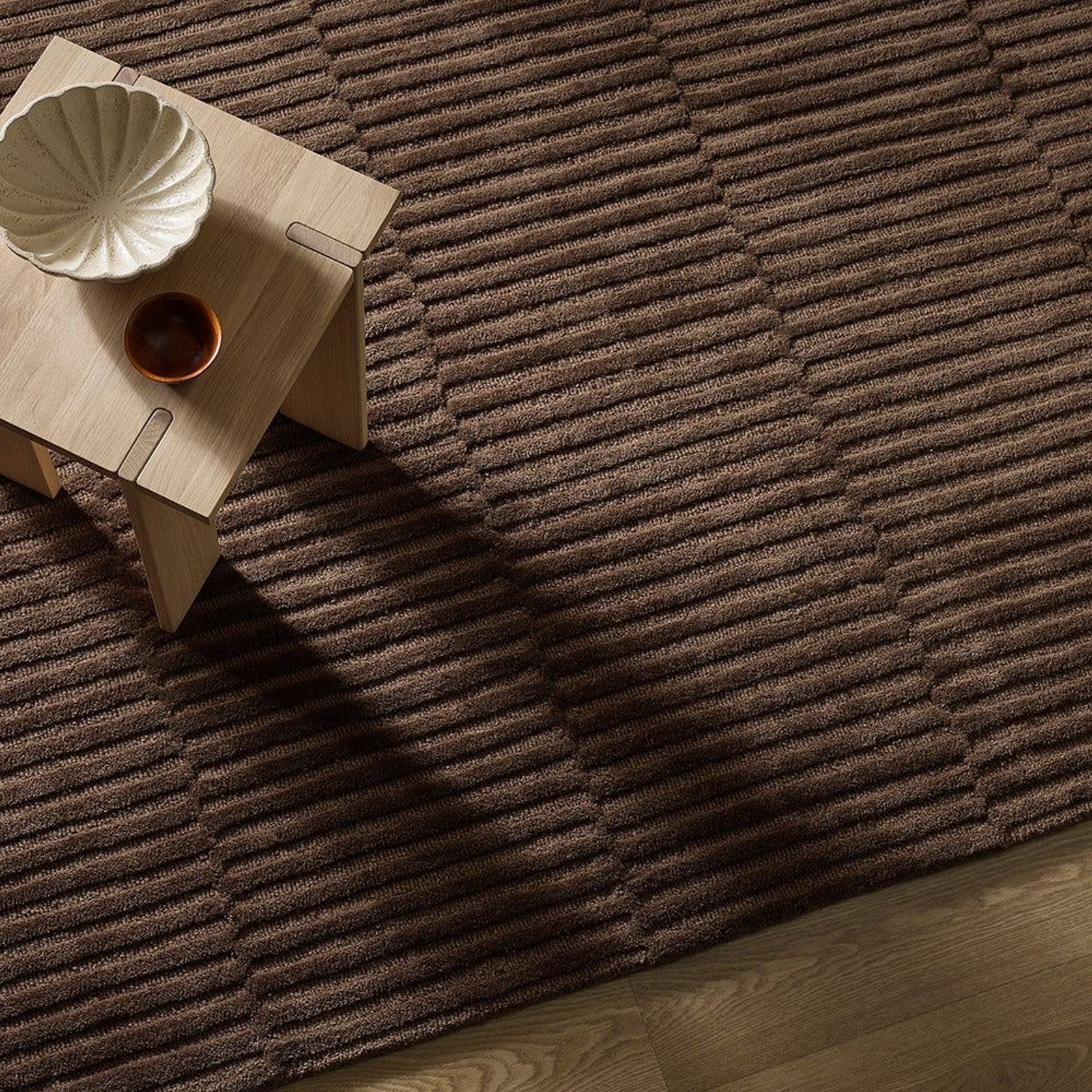 Baya Anni Wool Floor - Chocolate gallery detail image