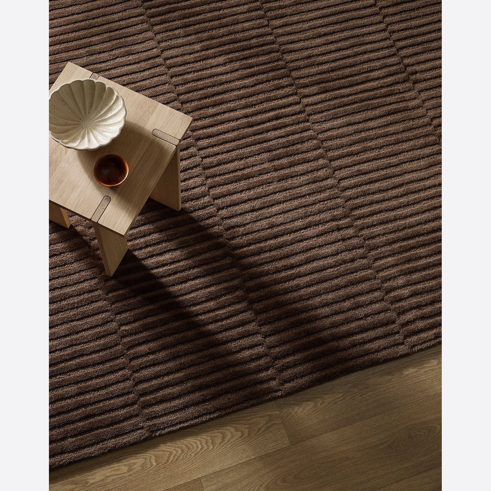 Baya Anni Wool Floor - Chocolate gallery detail image
