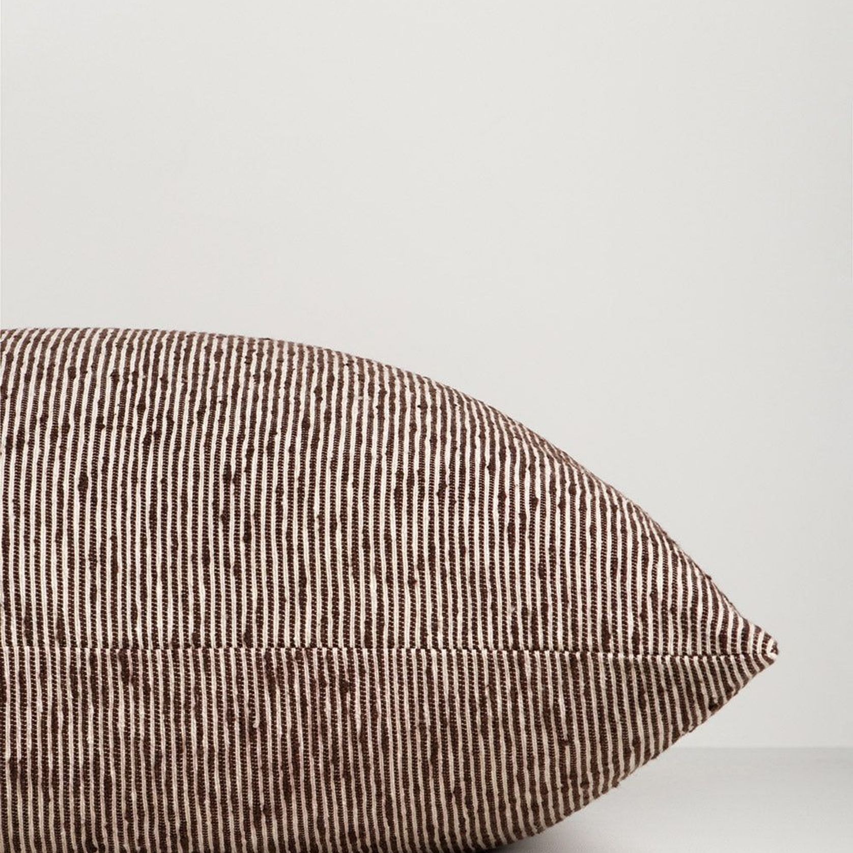 Baya Dalton Cushion - Chocolate gallery detail image