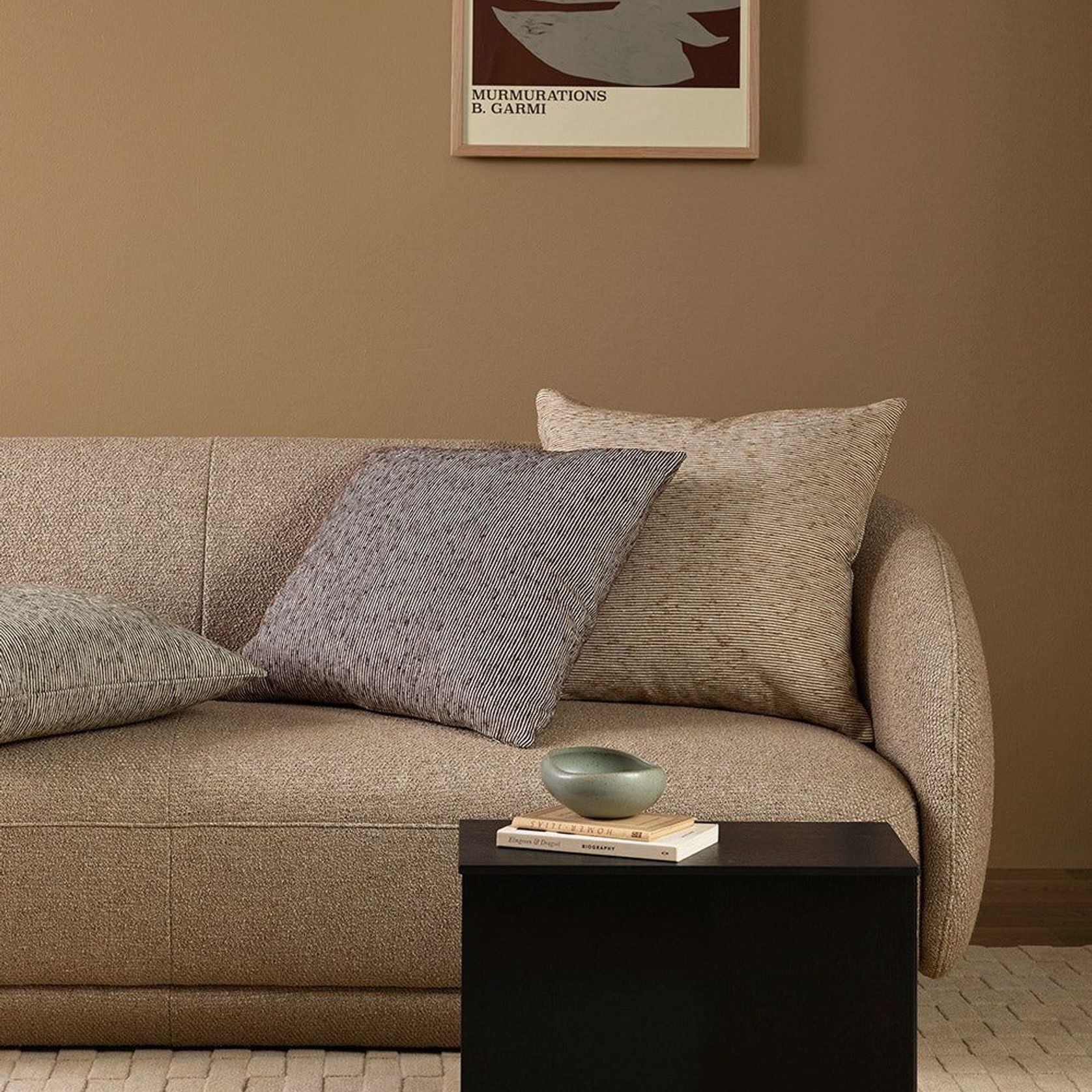 Baya Dalton Cushion - Oat gallery detail image